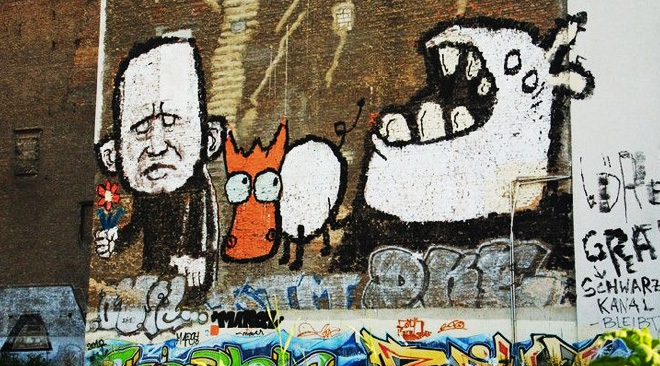 个性十足的柏林街头艺术