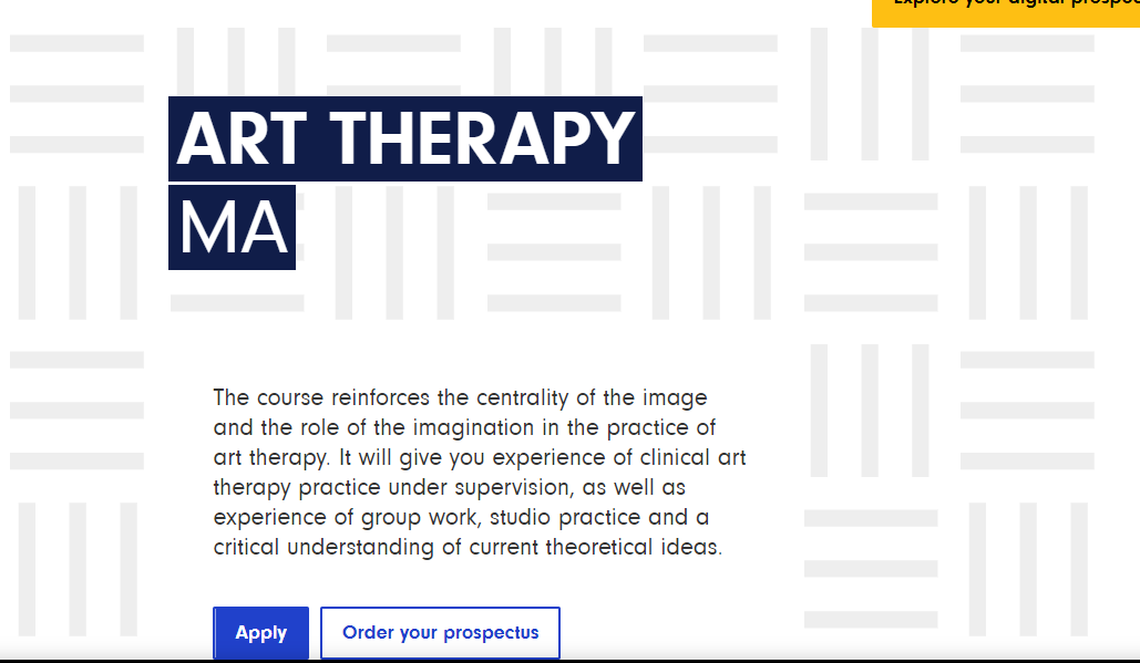 德比大学艺术治疗专业在线分享