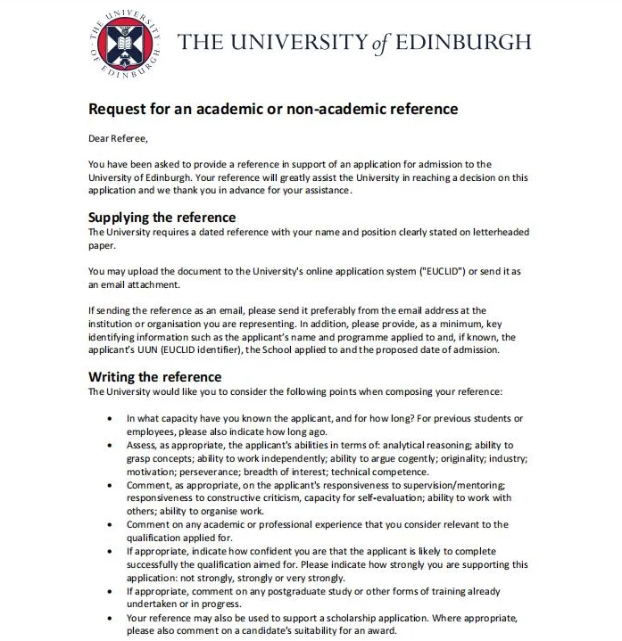 爱丁堡大学研究生申请条件汇总