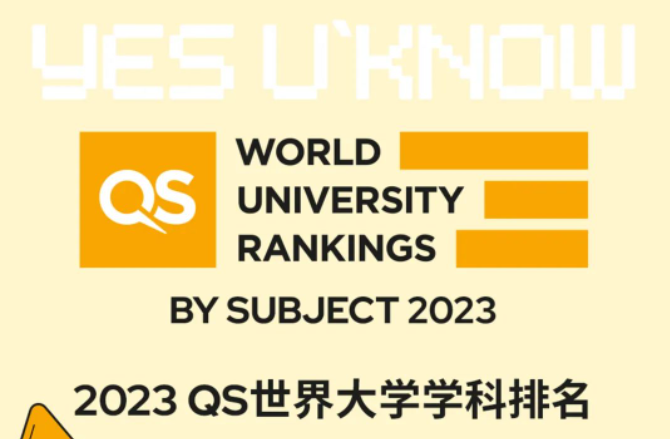 qs2023年世界大学排名艺术与设计榜单！